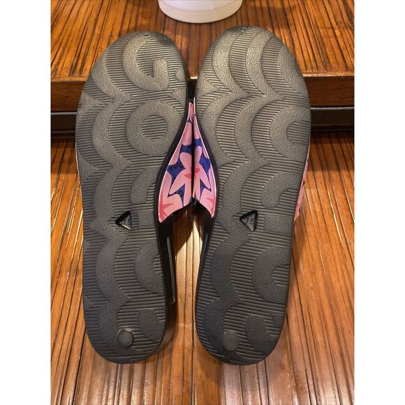 GOATS Black/Blue Floral Comfortable Slip On Slide Sz 7.5 Women New Nordstrom - Picture 3 of 6